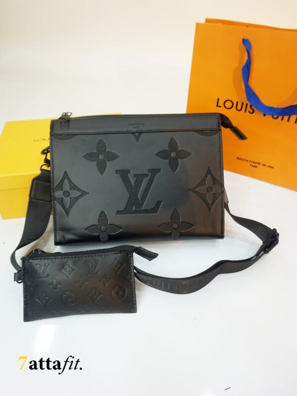 Sacoche Louis Vuitton Black Gaston