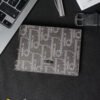 Portefeuille DIOR Oblique Jacquard