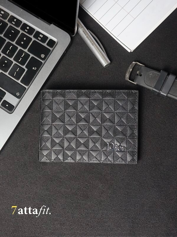 Portefeuille DIOR Textured