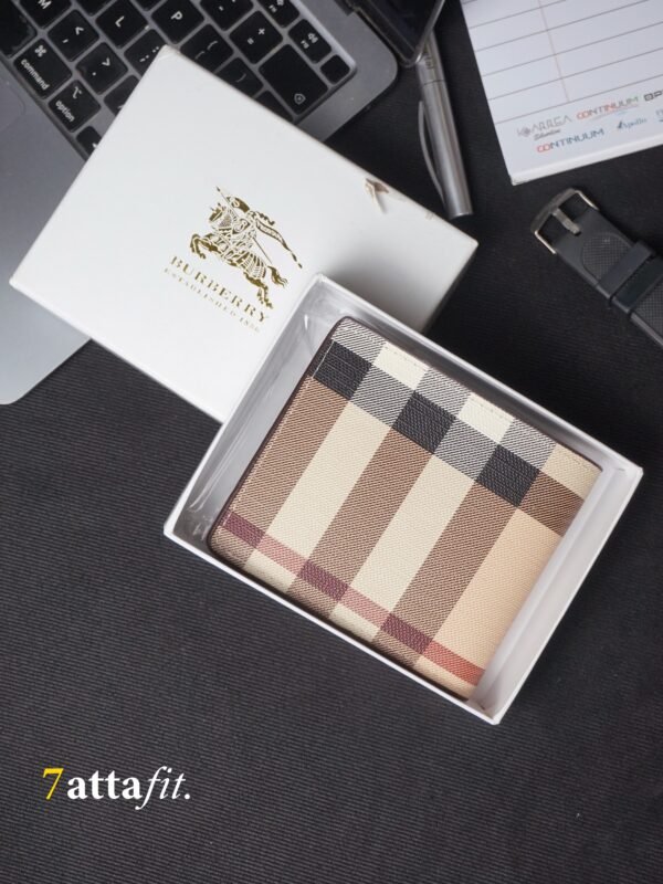 Portefeuille Burberry à Carreaux
